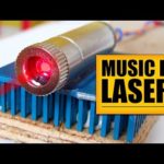 Sound transfer… BY LASER : DIY Experiments #3 LASER light music wireless