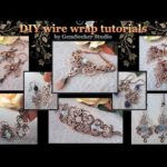 DIY tutorials. 8 ideas of wire wrap jewelry with scrolls.