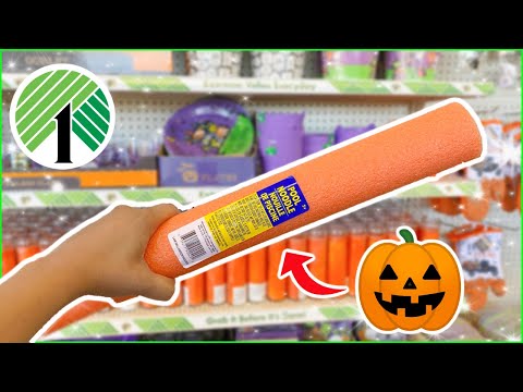 NEVER BEFORE SEEN Dollar Tree Pool Noodle HACKS 🎃 Halloween 2023 | Dollar Tree DIY