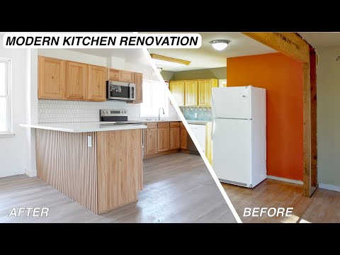 DIY MODERN KITCHEN RENOVATION | Mike’s First Flip