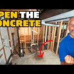 LIVE Basement Renovation | New Bathroom Layout