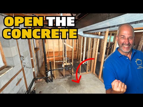 LIVE Basement Renovation | New Bathroom Layout