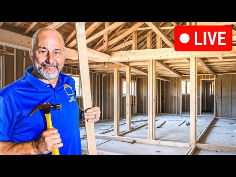 LIVESTREAM | Framing My House One Room at a Time