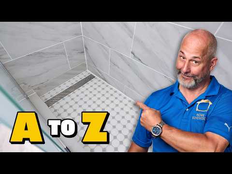 How I Tiled This Custom Shower (Tips for Beginners)