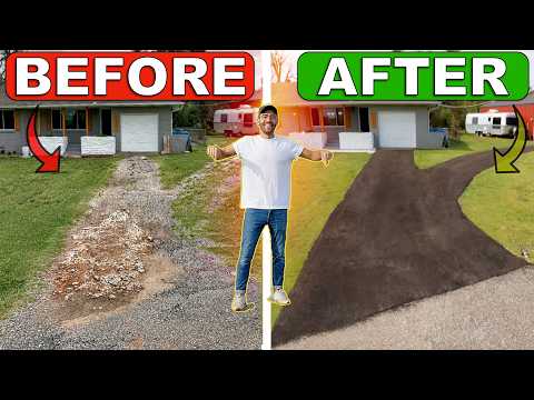 $10,000 Asphalt Driveway Transformation!!