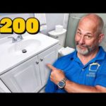 Easiest Bathroom Vanity Install Ever