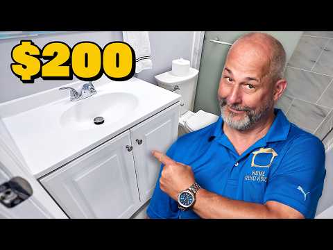 Easiest Bathroom Vanity Install Ever