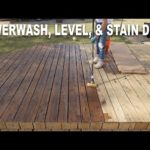 How To Clean, Level, and Stain a “Bouncy” Deck