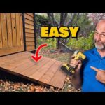 Easiest Way to Build a Ramp For Your Shed