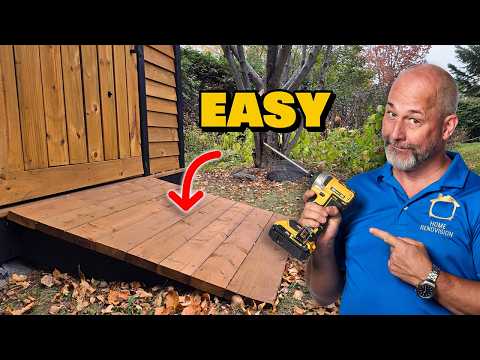 Easiest Way to Build a Ramp For Your Shed