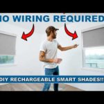 I Didn’t Know These Existed!!! DIY Rechargeable Smart Roller Shades… No Wiring Needed.