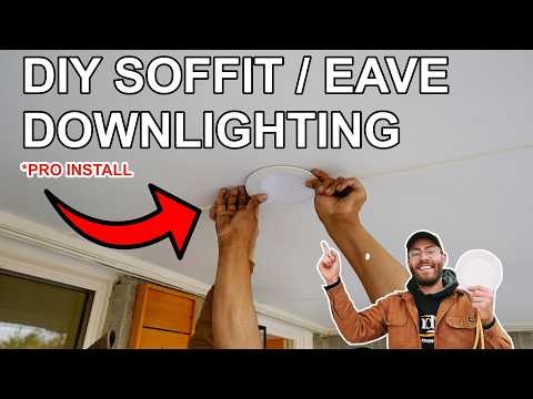 I Doubled My Money With This Home Improvement: DIY Soffit / Eave Lighting