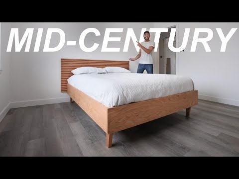 DIY Mid Century Modern “All-Plywood” Platform Bed